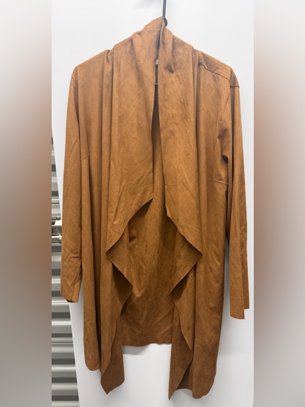 Soft Surroundings brown faux suede jacket size XL like new